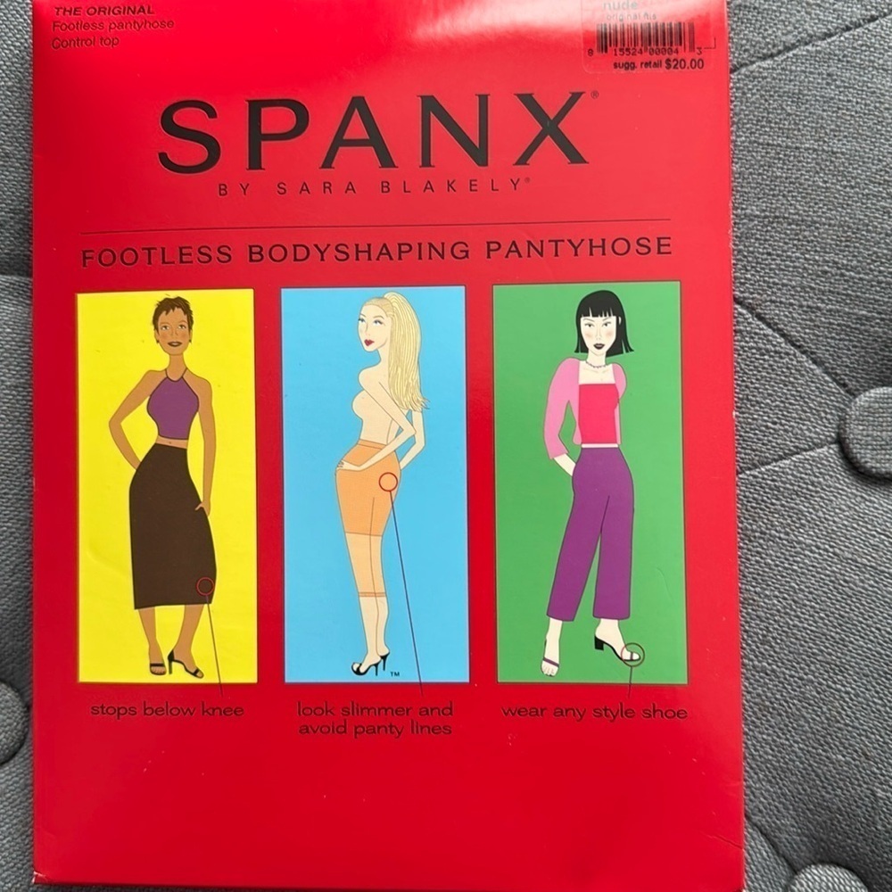 New in package the original footless control top pantyhose nude size D
